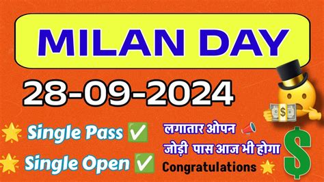 milan day special result|Milan Day Jodi .